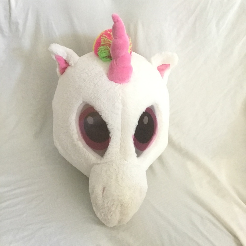 UNICORN PLUSH MASK NWOT